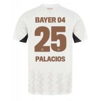 Fotballdrakt Herre Bayer Leverkusen Exequiel Palacios #25 Bortedrakt 2024-25 Kortermet